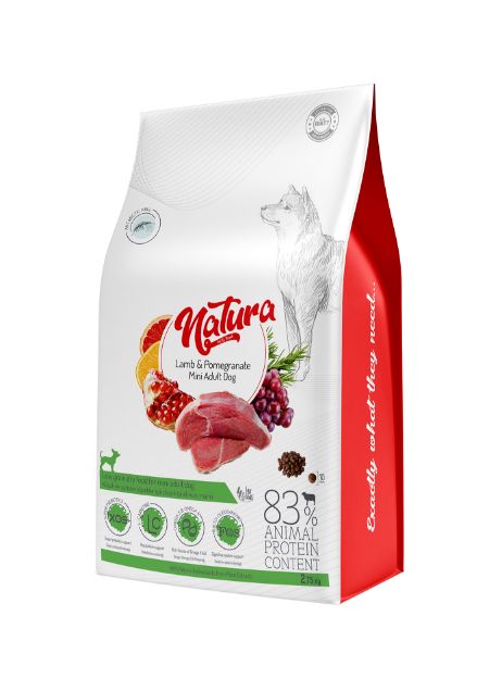 Picture of Natura LowGrain Mini Adult Dog Food with Lamb & Pomegranate 2,75kg