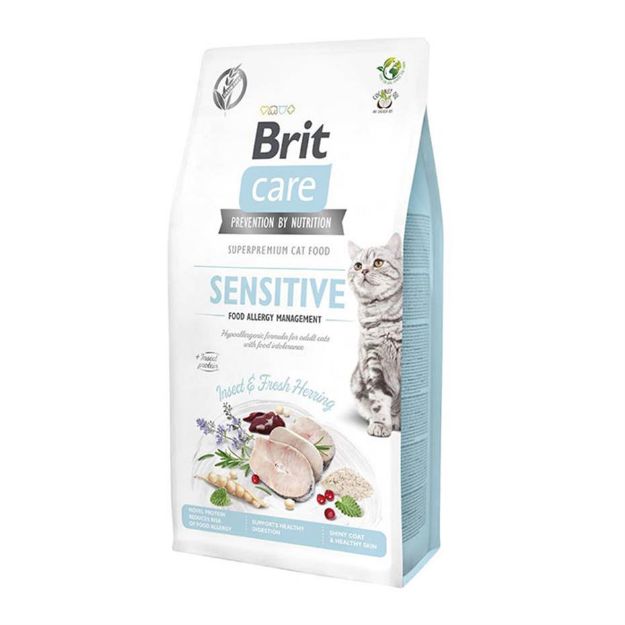 Picture of Brit Care Sensitive Böcek Proteinli Tahılsız Yetişkin Kedi Maması 7 Kg