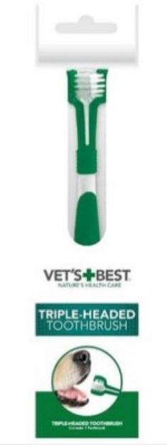 Picture of Vets Best Vb Köpekler İçin Üç Başlı Diş Fırçası