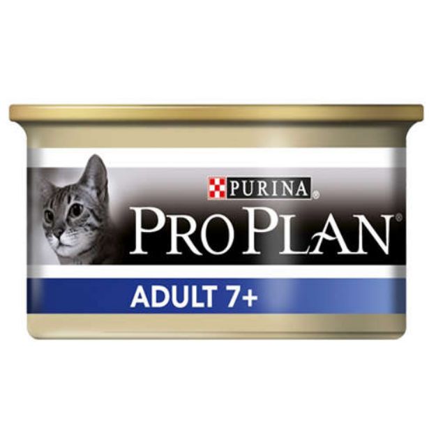 Picture of Pro Plan Adult +7 Ton Balıklı Yaşlı Kedi Konservesi 85 Gr