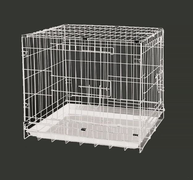 Picture of Dayang Köpek Kafesi 61 cm x 44 cm x 50 cm Beyaz