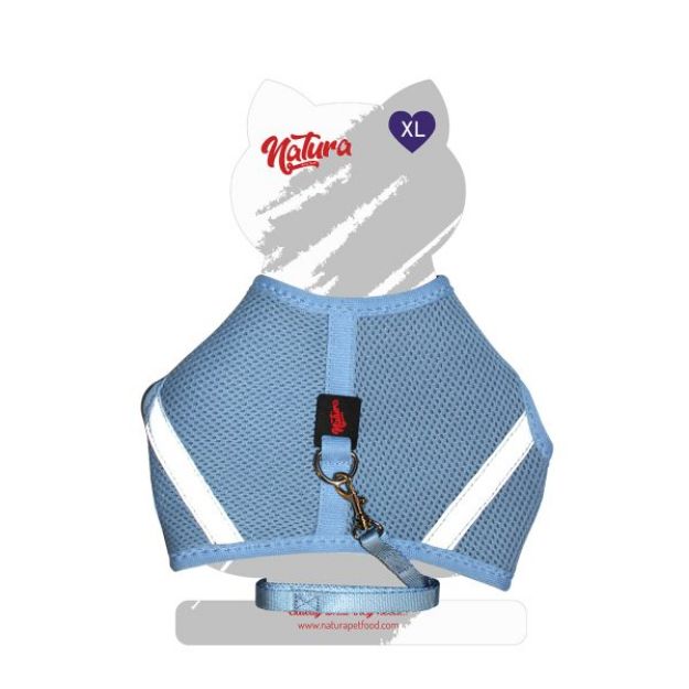 Picture of Natura Aır Net Harnes For Cats - Blue Xl