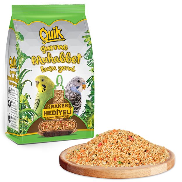 Picture of Quik Gurme Muhabbet Kuşu Yemi 500 gr