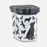 Picture of Natura Tekerlekli Plastik Mama Kovası 33 Lt PT-280