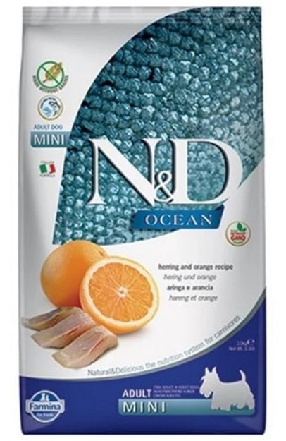 Picture of N&D Ocean Pr Ringa Portakal Adult Dog  Mını 2,5kg