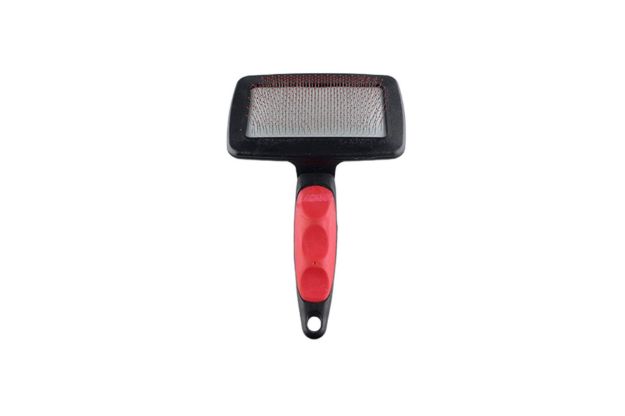 Picture of Zampa Slikon Top Başlıklı Kedi ve Köpek Fırçası XLarge 18.5 x 12 Cm Kırmızı