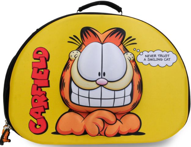 Picture of Garfield Kedi Köpek Taşıma Çantası 3D Kabartmalı Sarı