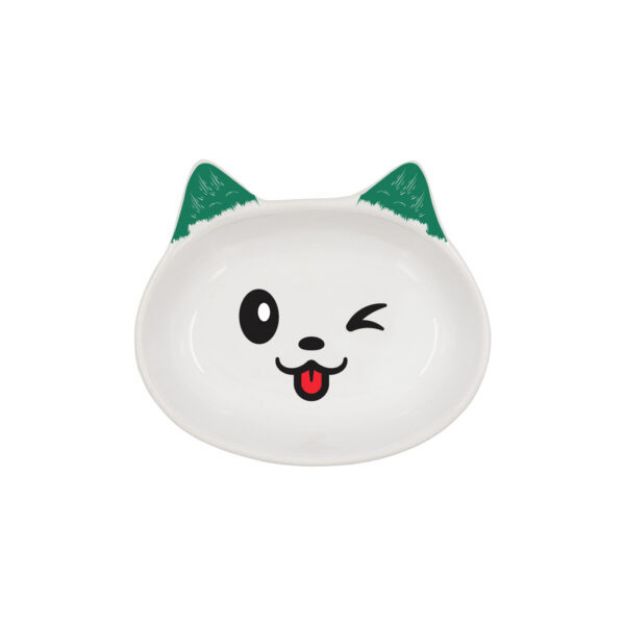 Picture of Natura Seramik Mama Kabı Cat Blinky 200 ml 14 cm