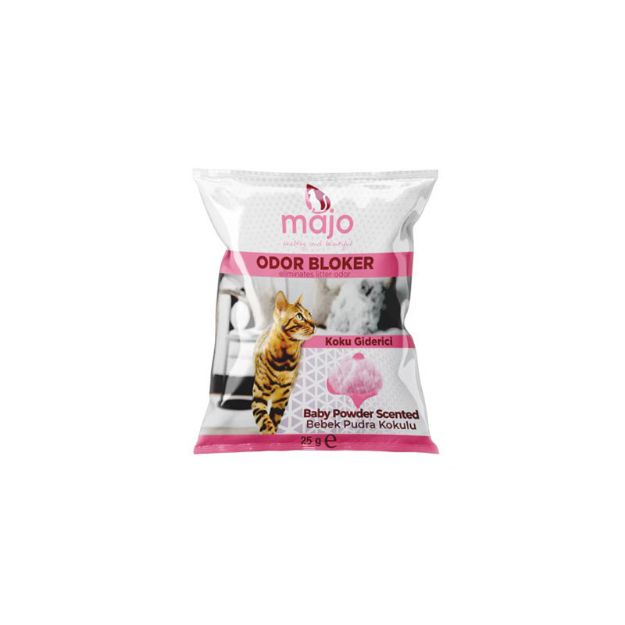 Picture of Majo Bebek Pudrası Kokulu Kedi Kumu Koku Giderici 25gr