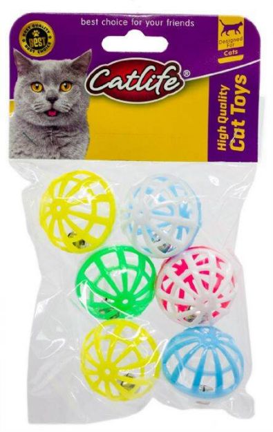 Picture of Catlife Kediler İçin Zilli Oyuncak 6 Lı