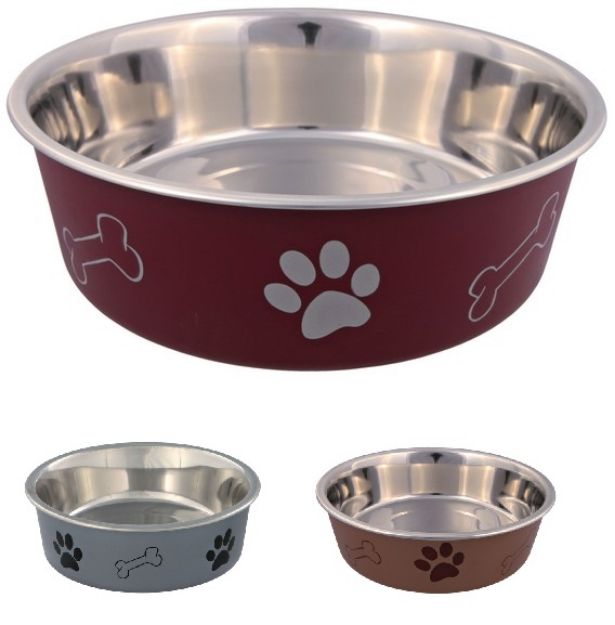 Picture of Trixie Paslanmaz Çelik Köpek Mama ve Su Kabı 1,4 lt 21 cm