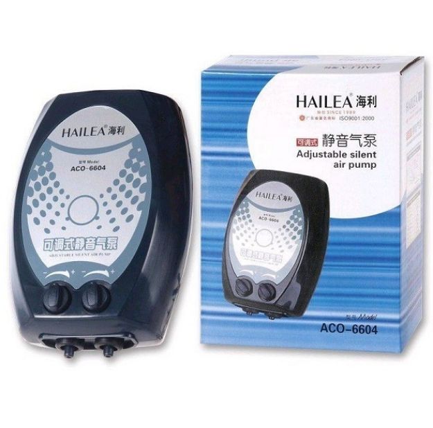 Picture of Hailea ACO 6604 Akvaryum Hava Motoru Çift Çıkışlı