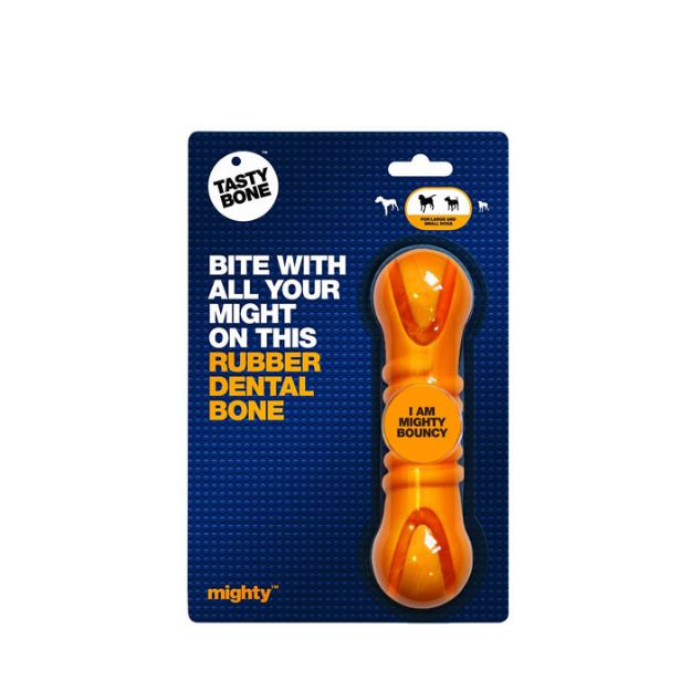 Picture of Tasty Bone Çiğnenti Esnek Kemik Köpek Oyuncağı Mighty Bouncy Dental