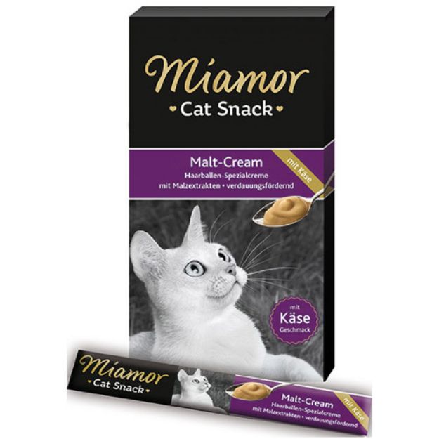 Picture of Miamor Cream Malt Kase Mayası Peynir Ek Besin ve Kedi Ödülü 6x15 Gr