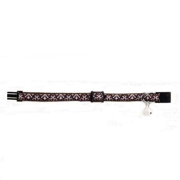 Picture of Beeztees Mystick Yavru Kedi Boyun Tasması 8 mm 16 cm x 23 cm Kahverengi