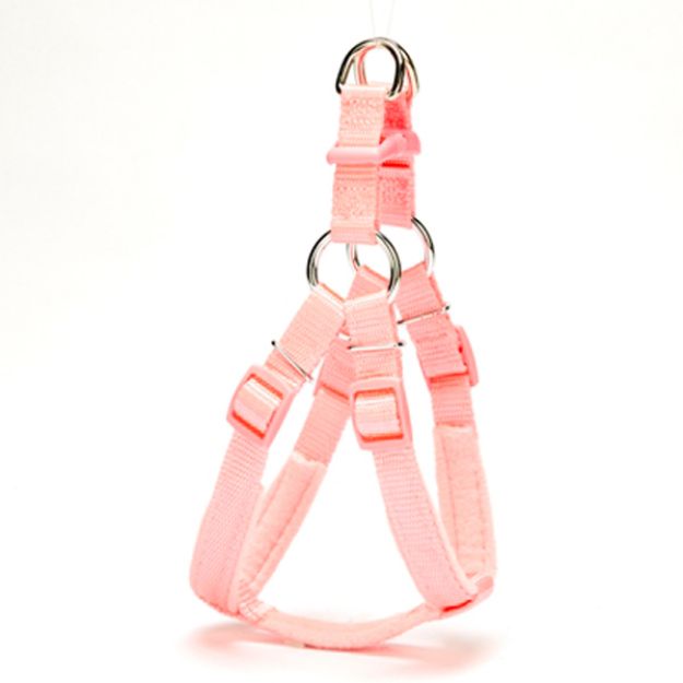 Picture of Doggie Polarlı Dokuma Ronin Köpek Göğüs Tasması Pembe PDGT-XS