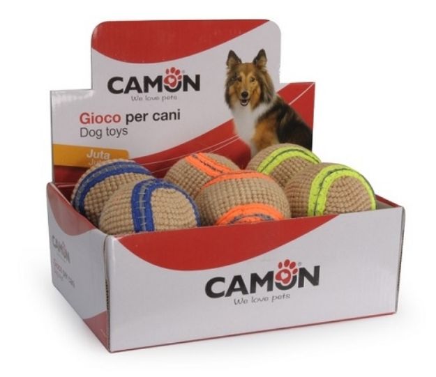 Picture of Camon Renkli Süslemeli Jüt Top 7 cm 6lı 