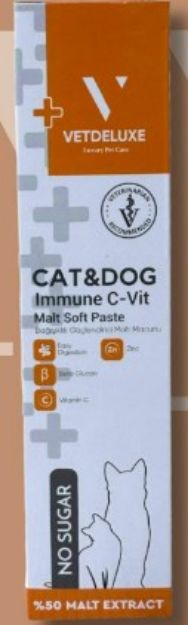 Picture of VETDELUXE Immune C malt paste 100 gr