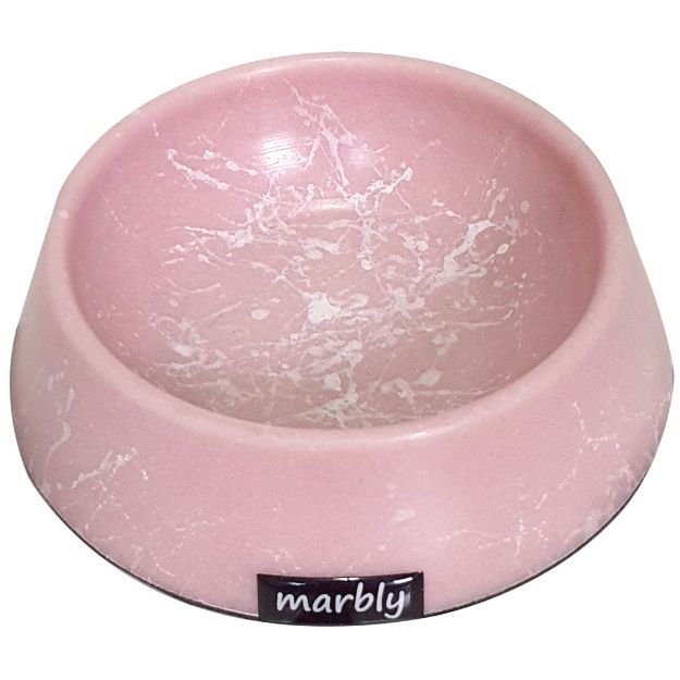 Picture of Marbly Pink White 16oz mama ve su kabı