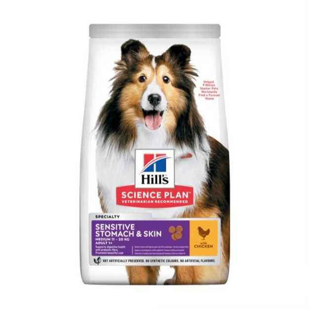 Picture of Hills Sensitive Skin Tavuklu Yetişkin Köpek Maması 2.5 Kg