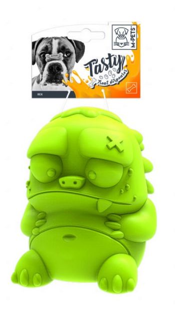 Picture of M-Pets Rex Ödül Hazneli Kauçuk Köpek Oyuncağı Green