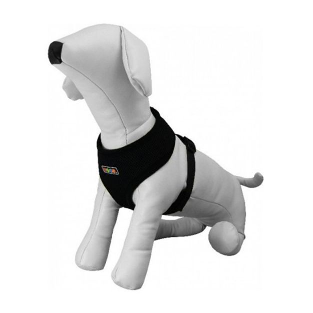 Picture of Yumuşak Dokulu Köpek Göğüs Tasması XSmall Siyah