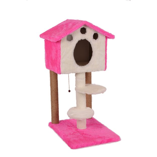 Picture of Cathause Kedi Merdivenli Kulube 98 Cm Pembe