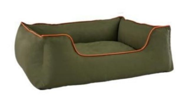 Picture of Pet Comfort Alpha Köpek Yatağı Haki Turuncu Biye L 105x85cm
