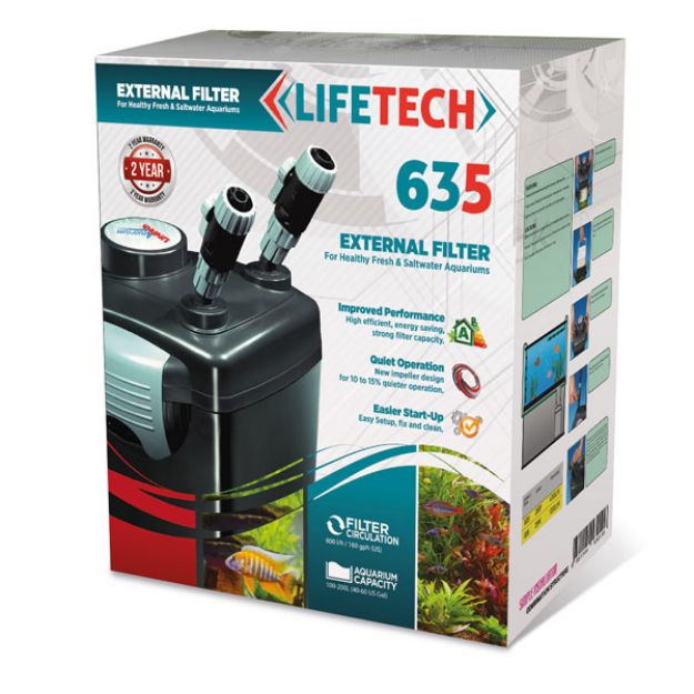 Picture of Life Tech 635 Akvaryum Dış Filtre 600 lt / saat