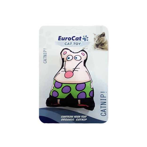 Picture of Eurocat Catnipli Kedi Oyuncağı Süper Fare Beyaz
