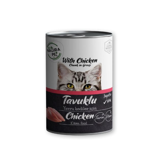Picture of Eco Natura Pet Tavuklu Yavru Kedi Konservesi Gravy 400 Gr