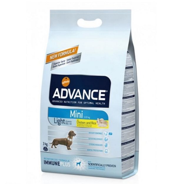 Picture of Advance Dog Mini Light Küçük Irk Kilolu Köpek Maması 3 kg