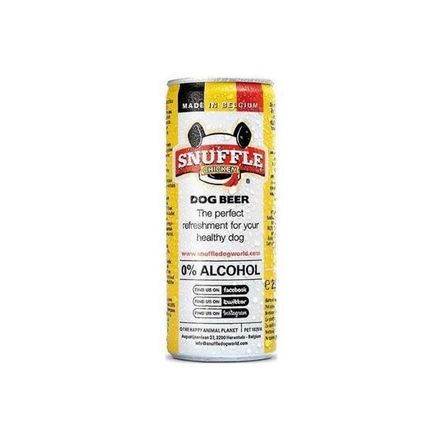 Picture of Snuflle Dog Beer Bottle Chicken 25 Cl