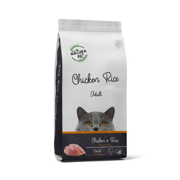 Picture of Eco Natura Pet Tavuk & Pirinçli Yetişkin Kedi Maması 1,5Kg