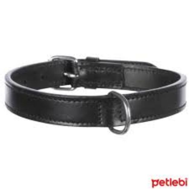 Picture of Trixie Köpek Boyun Tasması Gerçek Deri 52-63cm 30mm L-XL Siyah 18271