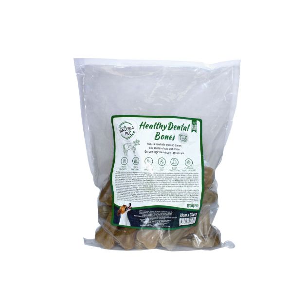 Picture of Eco Natura Pet Healty Dental Bones Natural Pres Kemik 13cm 30lu 1500Gr