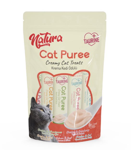Picture of Natura Kedi Püre Kremli 5 li Karışık 5 Adet