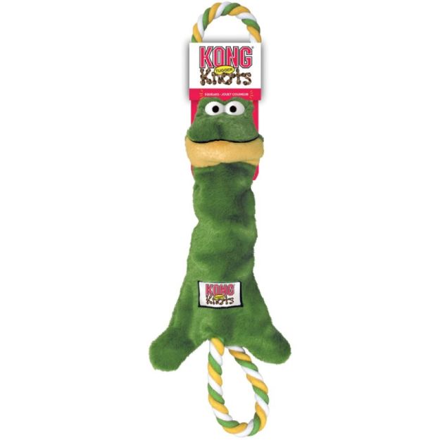 Picture of Kong Tugger Knots Frog S/M Köpek Oyuncağı