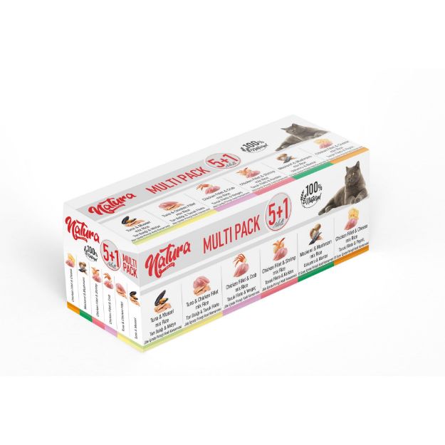 Picture of Natura Low Yetişkin Kedi Konservesi 70 Gr 5+1