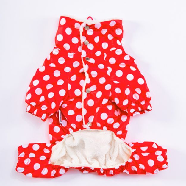 Picture of Pawstar Red Dots Rompers L