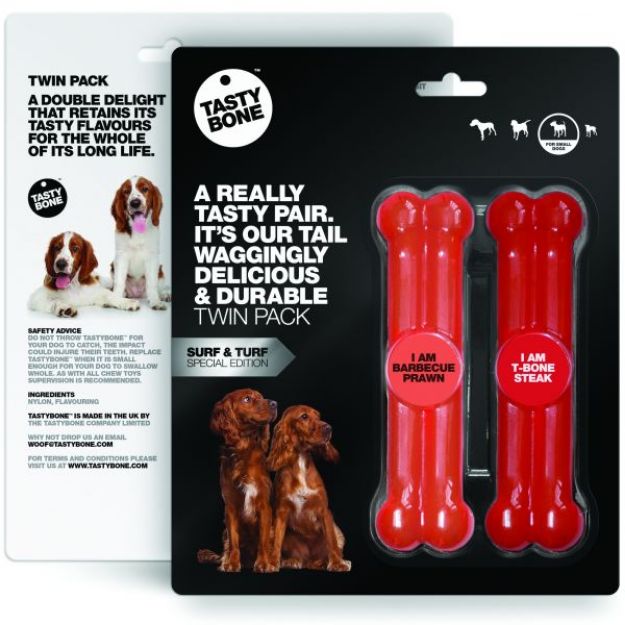 Picture of Tasty Bone Twinpack Surf N Turf Köpek Çiğneme Oyuncağı İki Tadlı Small