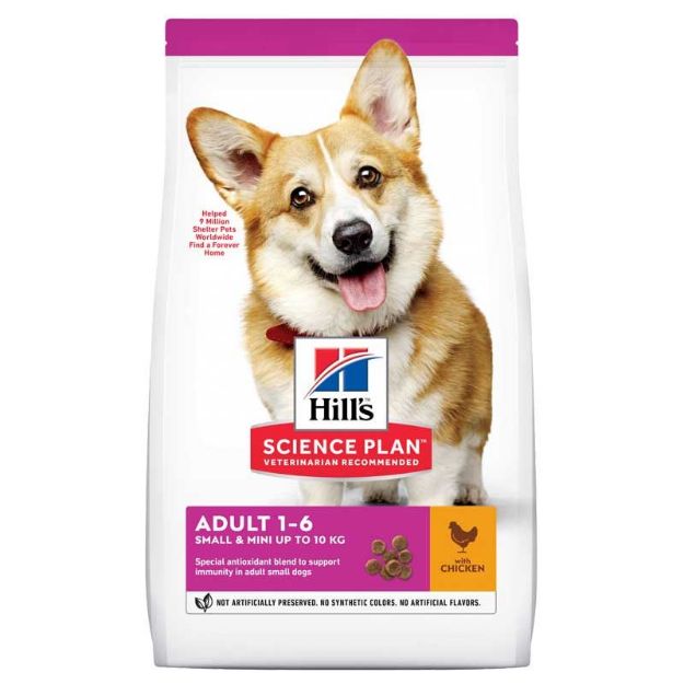 Picture of Hills Science Plan Small&Minature Tavuk ve Hindili Yetişkin KöpekMaması 3Kg