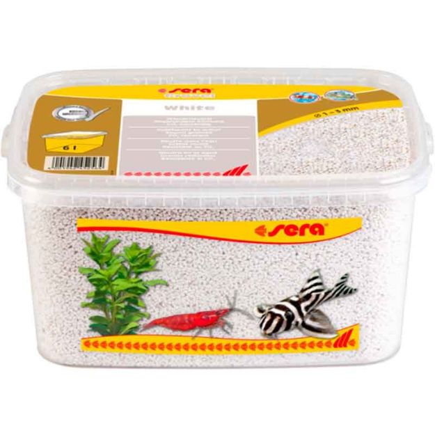 Picture of Sera Gravel Akvaryum Kumu Beyaz 1-3 mm 6 Lt 