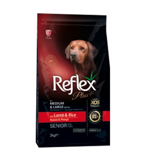 Picture of Reflex Plus Adult Senior Dog Kuzulu İleri Yaş Köpek Maması 3 kg