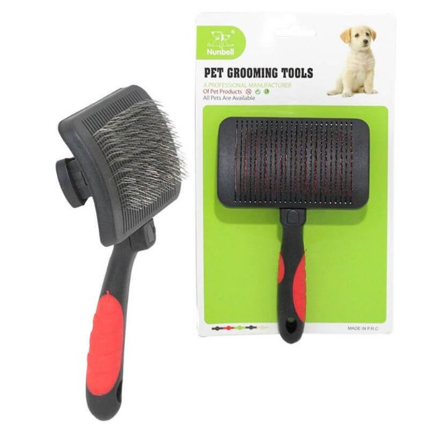 Picture of Nunbell Basmalı Küçük Köpek ve Kedi Fırçası Small 16 cm