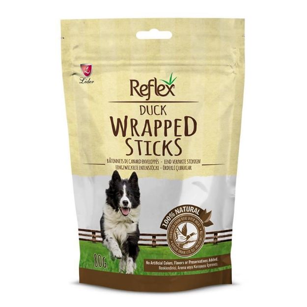 Picture of Reflex Wrapped Sticks Ördekli Köpek Ödül Çubukları 80 Gr