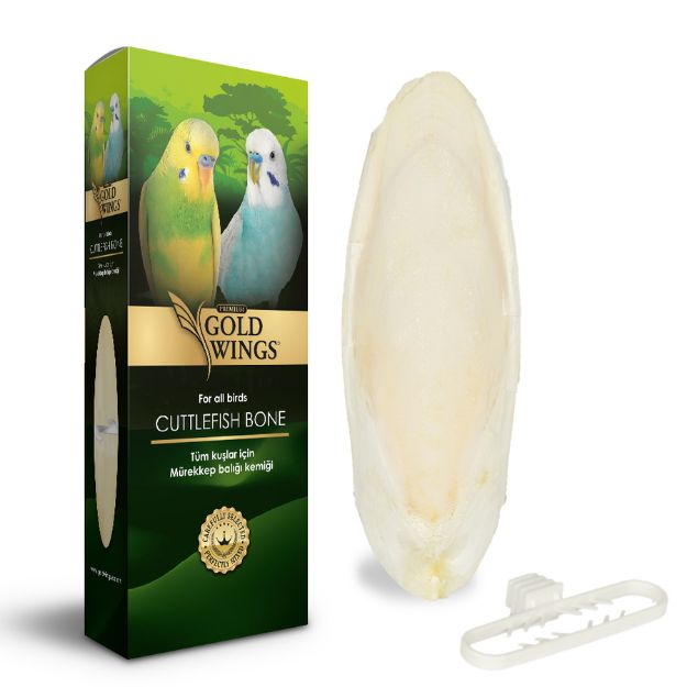 Picture of Gold Wings Premium Mürekkep Balığı Kemiği Gaga Taşı Küçük Boy