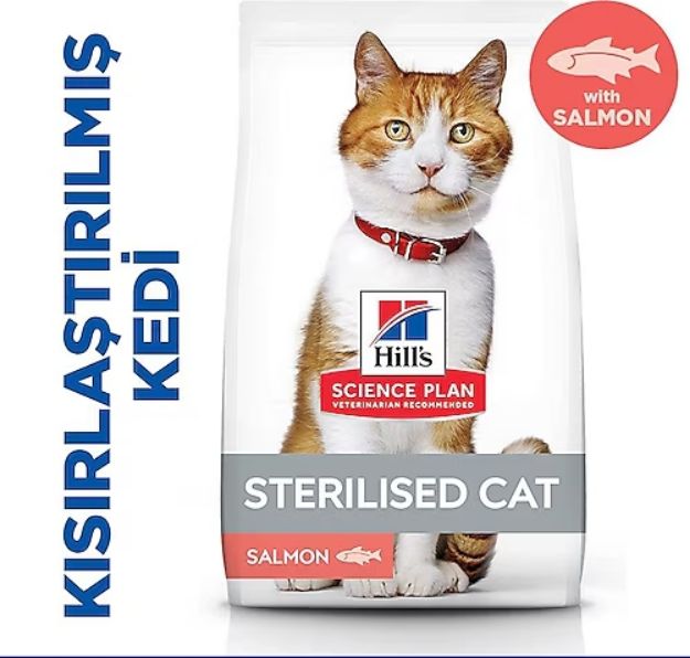 Picture of Hill's SCIENCE PLAN somon balıklı Kısırlaştırılmış Kedi Maması 10 Kg