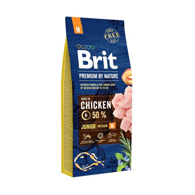 Picture of Brit Premium By Nature Tavuklu Orta Irk Yetişkin Köpek Maması 15 Kg