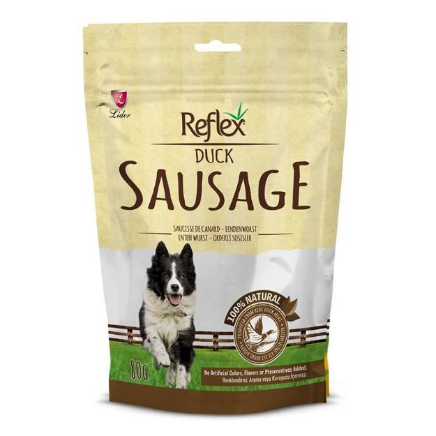 Picture of Reflex Sausage Ördekli Sosis Köpek Ödülü 80 Gr